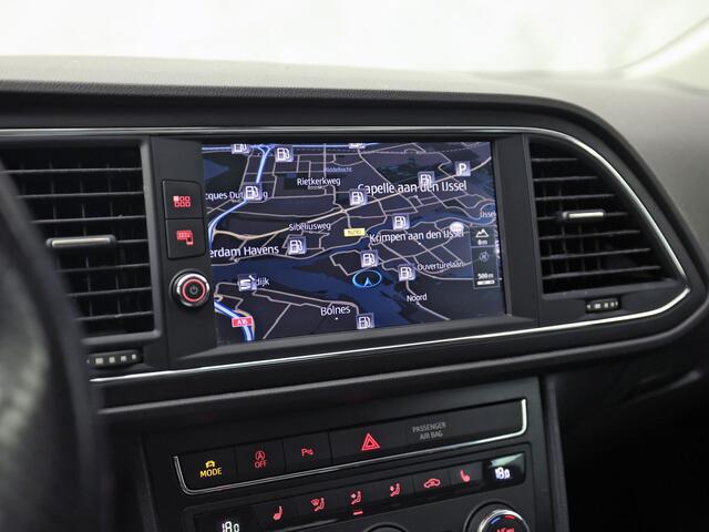 Seat LEON 1.4 EcoTSI FR Sport 150Pk Automaat (PANORAMADAK, NAVIGATIE, CLIMATE, STOELVERWARMING, SPORTSTOELEN, GETINT GLAS, CRUISE, PARKEERSENSOREN, NIEUWSTAAT) – foto 9