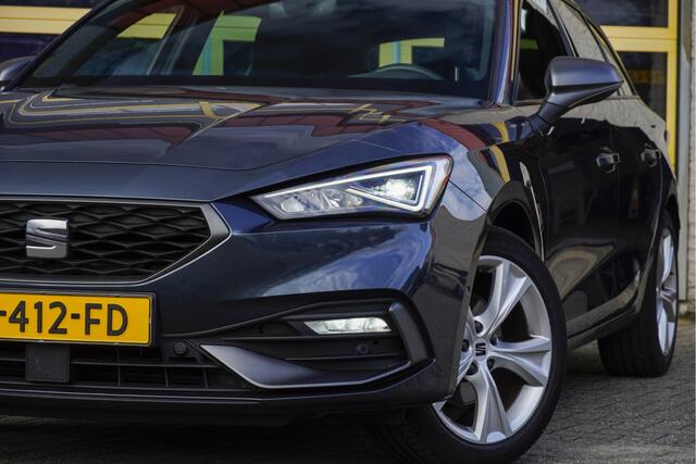 Seat LEON Sportstourer 1.5 TSI 150PK! FR Business Intense BJ2021 Lmv 17" | Led V+A | Pdc | Elek. achterklep | Achteruitrijcamera | App-Connect | Navi | Virtual cockpit | Sfeerverlichting | Climate control | Cruise control | Sportstoelen | Sportstuur | Verwarmd stuur/voorstoelen – foto 4