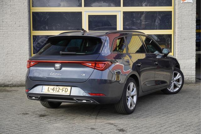 Seat LEON Sportstourer 1.5 TSI 150PK! FR Business Intense BJ2021 Lmv 17" | Led V+A | Pdc | Elek. achterklep | Achteruitrijcamera | App-Connect | Navi | Virtual cockpit | Sfeerverlichting | Climate control | Cruise control | Sportstoelen | Sportstuur | Verwarmd stuur/voorstoelen – foto 5