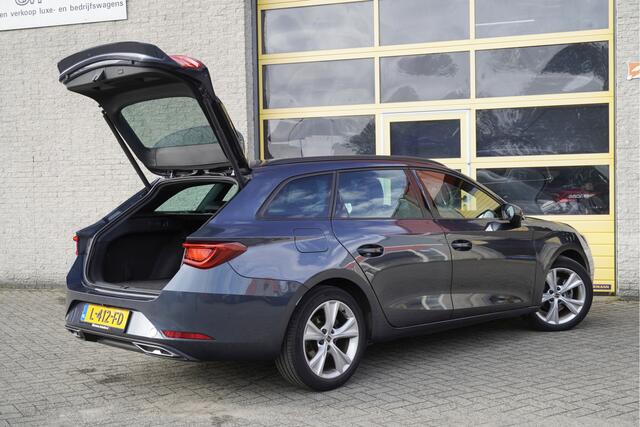 Seat LEON Sportstourer 1.5 TSI 150PK! FR Business Intense BJ2021 Lmv 17" | Led V+A | Pdc | Elek. achterklep | Achteruitrijcamera | App-Connect | Navi | Virtual cockpit | Sfeerverlichting | Climate control | Cruise control | Sportstoelen | Sportstuur | Verwarmd stuur/voorstoelen – foto 9