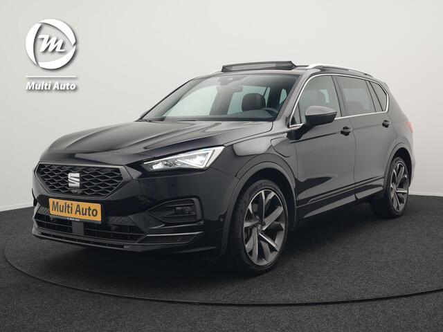 Seat Tarraco 1.4 TSI e-Hybrid FR Plug In Hybrid 245pk Dealer O.H PHEV | Panodak | Adaptive Cruise | 360 Camera | Lederen Sportstoelen Memory & Verwarmd | Apple Carplay | Keyless | Stuur & Achterbank Verwarmd | Blis | Navigatie | Virtual | DAB |