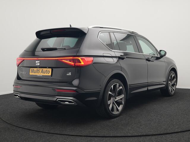 Seat Tarraco 1.4 TSI e-Hybrid FR Plug In Hybrid 245pk Dealer O.H PHEV | Panodak | Adaptive Cruise | 360 Camera | Lederen Sportstoelen Memory & Verwarmd | Apple Carplay | Keyless | Stuur & Achterbank Verwarmd | Blis | Navigatie | Virtual | DAB |