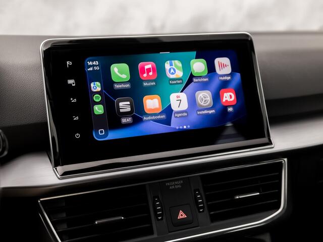 Seat Tarraco 1.4 TSI e-Hybrid PHEV FR Intense Sport 245Pk Automaat (PANORAMADAK, APPLE CARPLAY, MEMORY SEAT, 360 CAMERA, STOELVERWARMING ACHTERIN, KEYLESS, GETINT GLAS, STUURWIEL VERWARMD, NIEUWSTAAT)