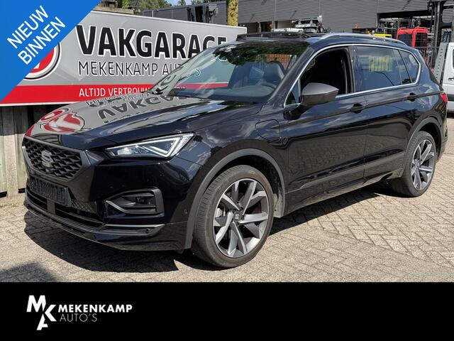 Seat Tarraco 1.4 TSI e-Hybrid PHEV FR Business FABRIEKSGARANTIE 03-2026 20"/Panoramadak/Trekhaak/360 camera/Keyless/Dodehoek/Elektrische klep/Stuur + stoelverwarming v+a