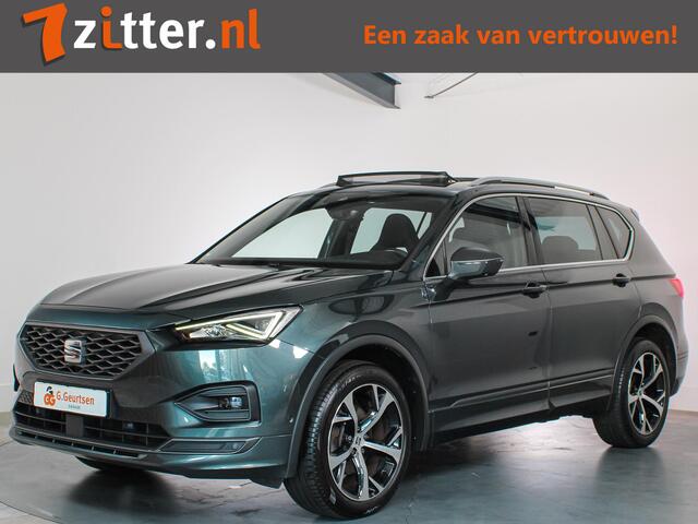 Seat Tarraco 1.5 TSI FR 7-Persoons Panoramadak, Trekhaak, Standkachel, ACC, Memory, Unieke kleur!