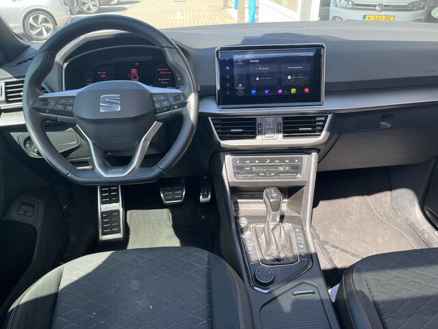 Seat Tarraco 1.4 TSI e-Hybrid PHEV FR / AUTOMAAT/ PANO/ TREKHAAK/ 245 PK/ PARK.SENSOR.V+A./ 360 CAMERA/ STUUR+STOELVERWARM./ MEMORY SEAT/ ACC/ DODEHOEK/ FULL LINK/ ELEK.ACHTERKLEP/ NAVI/ DAB/ CLIMA/ LED/ 20'' LMV
