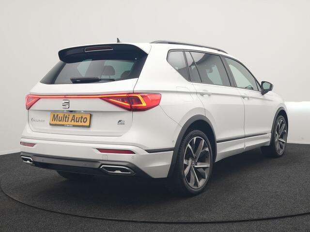 Seat Tarraco 1.4 TSI e-Hybrid PHEV FR Business Intense PHEV 245pk | Trekhaak Af Fabriek | Panodak | Adaptive Cruise | 360 Camera | Sportstoelen Memory & Verwarmd | Keyless | Blis | Stuur Verwarmd | Apple Carplay | Navigatie | DAB | 20" L.M | Plug In Hybrid