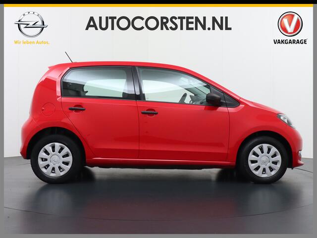 Skoda E-Citigo e-iV EV 36kWh Climate Control Cruise Control Bluetooth Verkeersborddetectie Led Esp Smartphone integratie Rijstrooksensor Verkeersbord detectie Ambition Grote Accu! Garantie op de accu tot 27-02-2028/160.000km. 1.235kg licht!