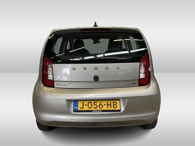 Skoda E-Citigo e-iV EV Ambition Comfort Automaat Parkeersensoren / Stoelverwarming / Airco (Climate control) / Bluetooth / Navigatie by App. HAL