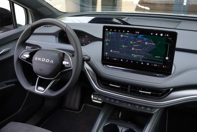 Skoda Elroq 85/285pk Sportline|2025|Trekhaak|20"LMV|Head-up|Cruise+ACC|360camera|Stoel+Memory|Canton|Keyless