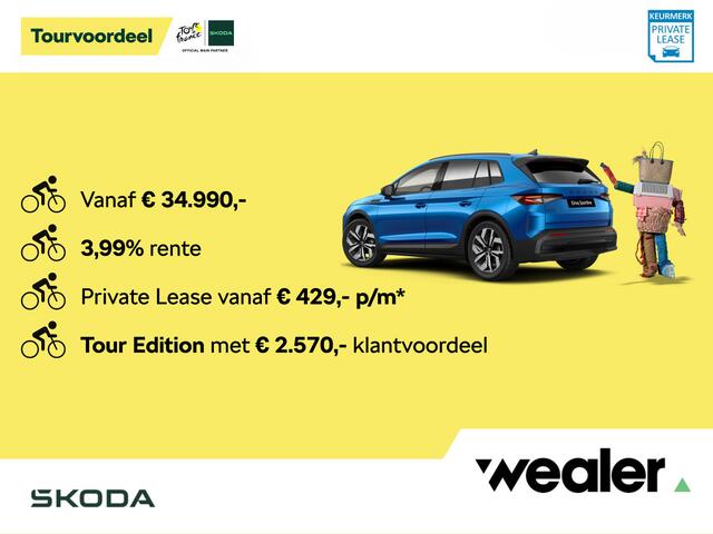 Skoda Elroq 55 Selection 170 PK | Achteruitrijcamera | Wireless Carplay & Android auto | 19" lichtmetalen velgen |