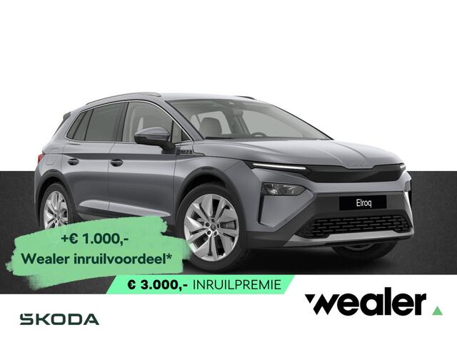 Skoda Elroq 60 Business Edition 204 PK | Trekhaak | Navigatie | Dodehoek sensor | 20" lichtmetalen velgen |