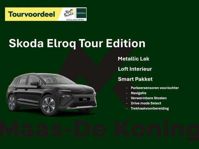 Skoda Elroq 60 Tour Edition | Metallic Lak | Trekhaak wegklapbaar | 3.000,- inruilvoordeel!!