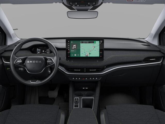 Skoda Elroq 85 Tour 286pk | 286pk | 576km range | Steel Grey | 20'' VEGA Velgen| Android Infotainment + Navigatie | Verwarmbaar Stuurwiel + Voorstoelen | Parkeersens V+A + Achteruitrijcamera | Adaptieve Cruise Control | Blind Spot Assist
