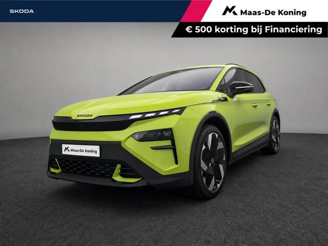 Skoda Elroq 85X RS 250kW/340 PK 4x4 Elektrische aandrijving | Business upgrade pakket - advanced | 21" inch velgen Vision | Trekhaak wegklapbaar