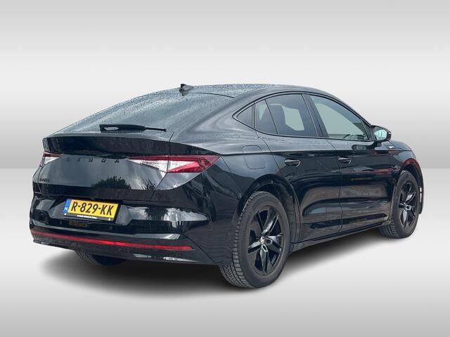 Skoda Enyaq iV Coupé 80 RS / Full option! / Trekhaak / Panoramadak / Camera / Head-up / 20'' / Keyless / Sfeerverlichting / Elektr. stoelen / Canton Audio / Stuurverwarming / Warmtepomp / DAB / ACC