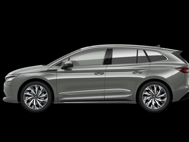 Skoda Enyaq iV 85 Selection 286 PK | Trekhaak | Panorama dak | Steel Grey | 21" Lichtmetalen velgen |