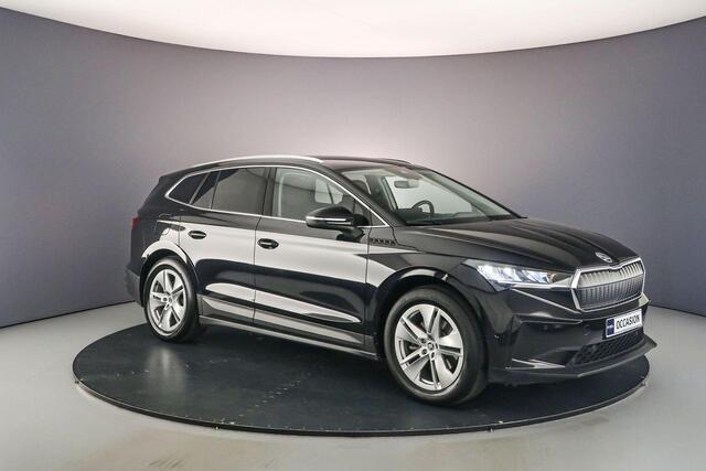 Skoda Enyaq iV 80 204pk Automaat Trekhaak, Lederen bekleding, Head up display, Adaptive cruise control, Navigatie, Achteruitrijcamera, LED verlichting, Stuurwiel verwarmd