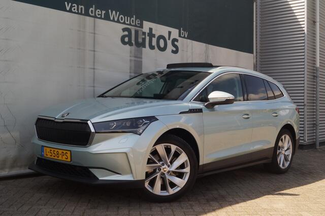 Skoda Enyaq iV 60 180pk 62kWh -PANO-LEER-NAVI-ECC-PDC-