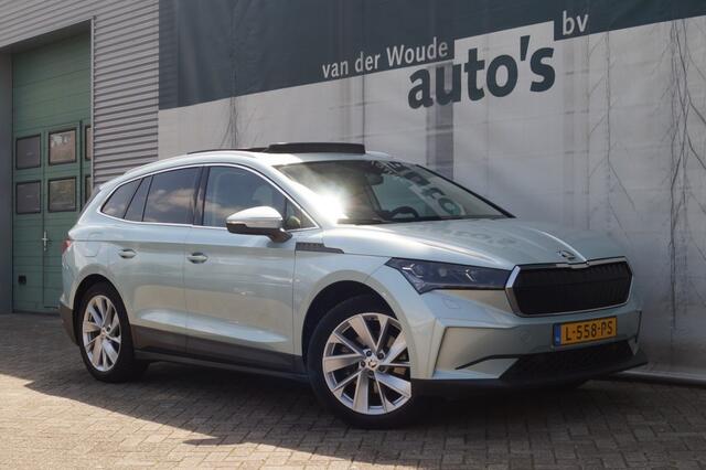 Skoda Enyaq iV 60 180pk 62kWh -PANO-LEER-NAVI-ECC-PDC-