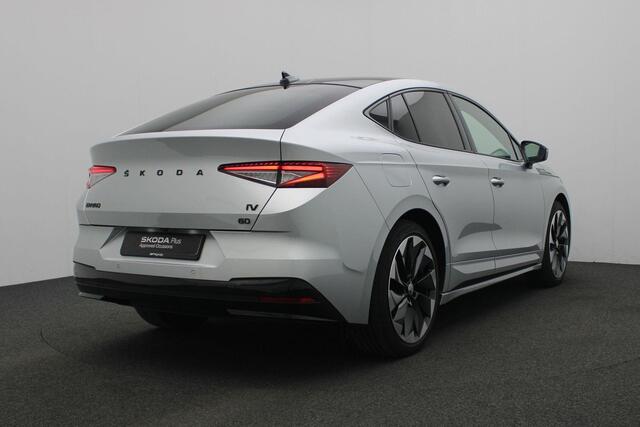 Skoda Enyaq iV Coupé 60 Sportline 179 pk 58 kWh | Panoramadak | Matrix LED | Leder/alcantara | Geheugenstoel | Achteruitrijcamera | Stoelverwarming | Navigatie