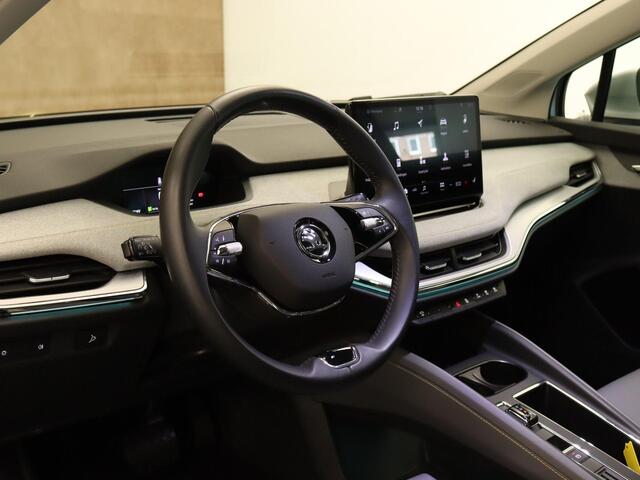 Skoda Enyaq iV 60 - ORIGINEEL NEDERLANDSE AUTO - CRUISE CONTROL - APPLE CARPLAY/ANDROID AUTO - CLIMATE CONTROL - NAVIGATIE FULL MAP - LICHTMETALEN VELGEN 21 INCH - HALFLEDEREN BEKLEDING - STOELVERWARMING VOORZIJDE