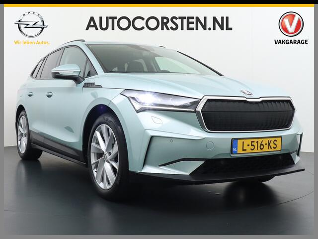 Skoda Enyaq iV 60 180PK Apple Carplay Android NaviCamera 20" Matrix-Led Pdc-a+v Ecc Lmv Parkeerpakket Stoel+Stuurverwarming Comfortpakket Sportpakket Lichtpakket Dab Keyless advanced Bluetooth Cruise ControlRijstrooksensor Connected services Privacy Glas 1e Eigenaar Nie