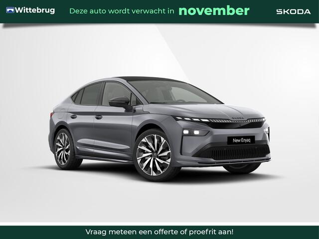 Skoda Enyaq iV Coupé 85 Sportline 21" lichtmetalen velgen Supernova / Business Upgrade pakket Advanced / Winter Pakket / ¤2000 inruipremie