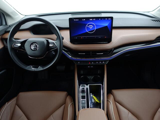 Skoda Enyaq iV 60+ Sportline- Warmtepomp, Design Leder Interieur, Sfeerverlichting, Standkachel, Xenon Led