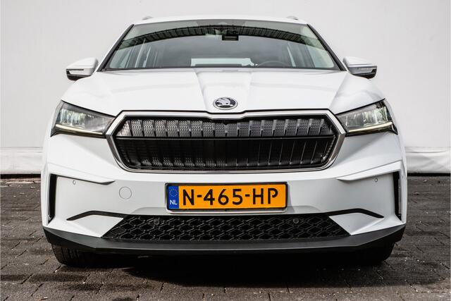 Skoda Enyaq iV 80 Trekhaak/ Stuurverwarming/ Half leer/ Navigatie/ Carplay/ Camera