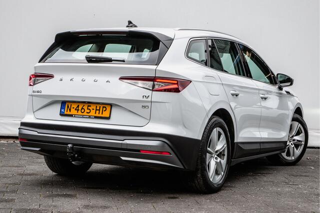 Skoda Enyaq iV 80 Trekhaak/ Stuurverwarming/ Half leer/ Navigatie/ Carplay/ Camera