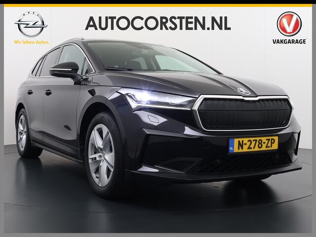Skoda Enyaq iV 80 First Edition SOH 92% Leder + Mermory Adap.Cruise 360°Camera Navi Ecc Apple Carplay Android Auto Stoel+Stuurverwarming Lane Assist Elek.Achterklep DAB+ Led
