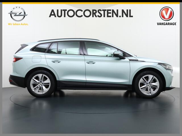 Skoda Enyaq iV 60 Trekhaak Panoramadak Camera Navi Ecc Apple Carplay Android Auto Cruise Control Pdc DAB Lmv 19" Keyless Led Connected services Origineel Nederlandse Auto