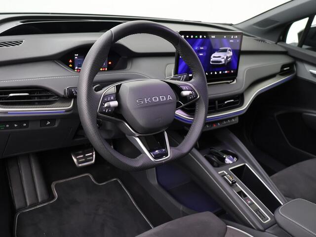 Skoda Enyaq iV 60 Sportline 204 PK | 21" lichtmetalen velgen | Trekhaak | Head-Up Display | Light band | Canton Sound | 360 graden camera |