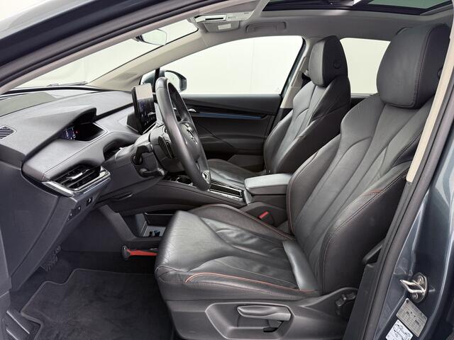 Skoda Enyaq iV 80 204pk Leer+St+Verwarmd Pano-dak Trekhaak Adaptive Cruise PDC-a+v S.O.H. 94% 360°Camera 20"lm Apple Carplay Android Auto Luxus DAB Stuurverwarming Led Lmv Keyless Infotainment Plus Assistentie Plus Comfort-pakket 1e Eigenaar Origineel Nederlandse Auto N