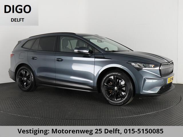 Skoda Enyaq iV 80 (204PK) ACCU 93%! BEREIK 537KM GARANTIE 4-2031 BLACKLINE. NAVIGATIE . STUURWIEL VERWARMD . PARKEERSENSOREN VOOR & ACHTER .