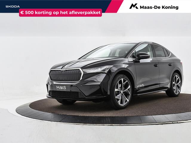 Skoda Enyaq iV Coupé 60 180pk Business Edition Plus · Apple/Android Car Play · Camera · Panoramadak · Dodehoek Detectie · Elek. Bestuudersstoel · Elek. Achterklep · 21'' Inch ·