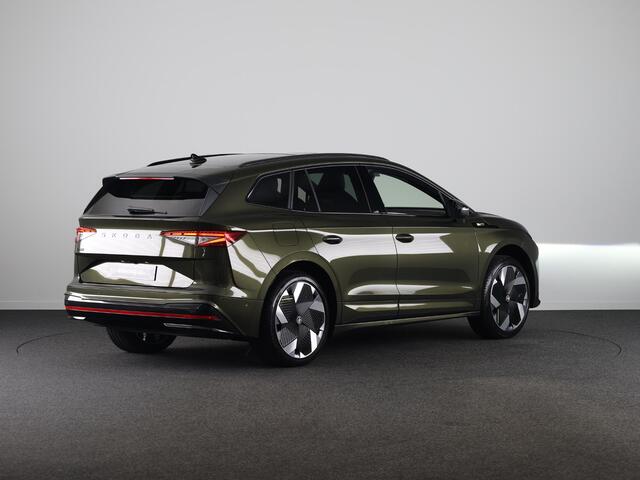 Skoda Enyaq iV 85X RS 340 pk | Business Upgrade Pakket - MAXX | Lederen bekleding | Panoramadak | Winter pakket | 21 inch lichtmetalen velgen