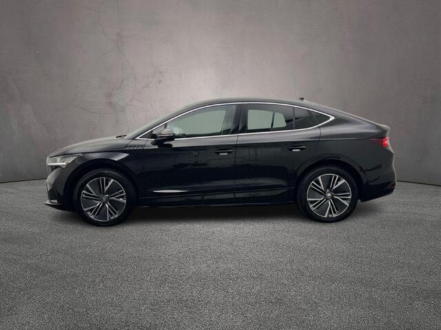 Skoda Enyaq iV Coupé 60 Business Edition Plus 180pk Automaat Panoramadak, Adaptive cruise control, Navigatie, Achteruitrijcamera, Stoelverwarming, Stuurwiel verwarmd, LED koplampen