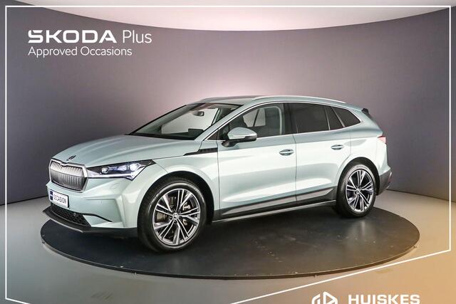 Skoda Enyaq iV 80 204pk Automaat Adaptive cruise control, Elektrische achterklep, Navigatie, Achteruitrijcamera, LED matrix koplampen, Airco, Parkeersensoren, DAB, Stuurwiel verwarmd