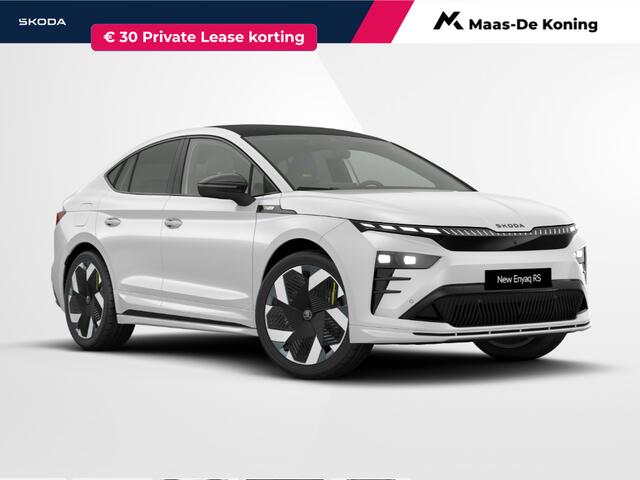 Skoda Enyaq iV coupé RS Elektromotor 250 kW / 340 PK SUV | 21'' inch Vision Velgen | Business Upgrade Advanced | Trekhaak wegklapbaar | ¤3000,- inruilpremie