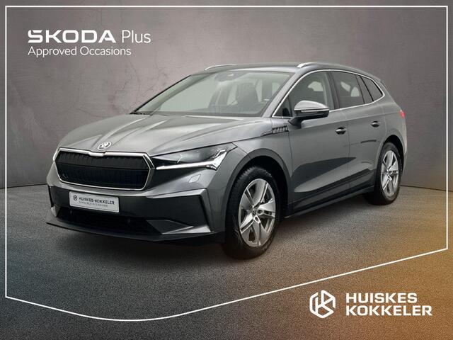 Skoda Enyaq iV 80 204pk Automaat Trekhaak, Adaptive cruise control, Navigatie, Stoelverwarming, LED matrix koplampen, 360 camera, Stuurwiel verwarmd, Parkeersensoren