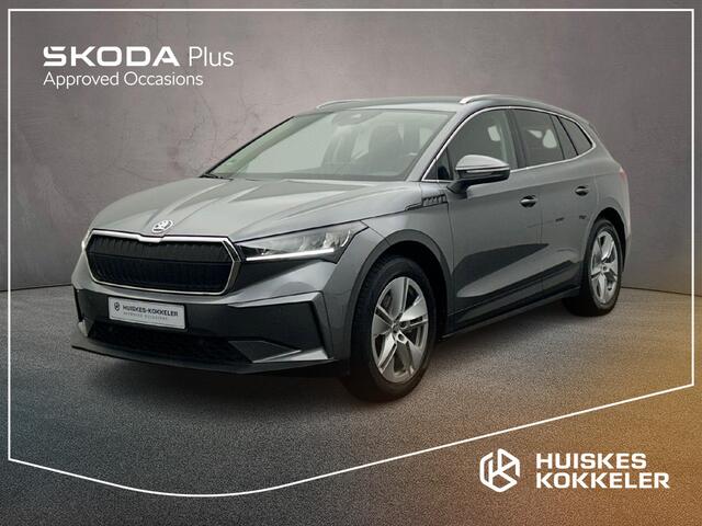 Skoda Enyaq iV 80 204pk Automaat Trekhaak, Adaptive cruise control, Navigatie, 360 camera, Stuurwiel verwarmd, Achteruitrijcamera, Parkeersensoren, LED koplampen