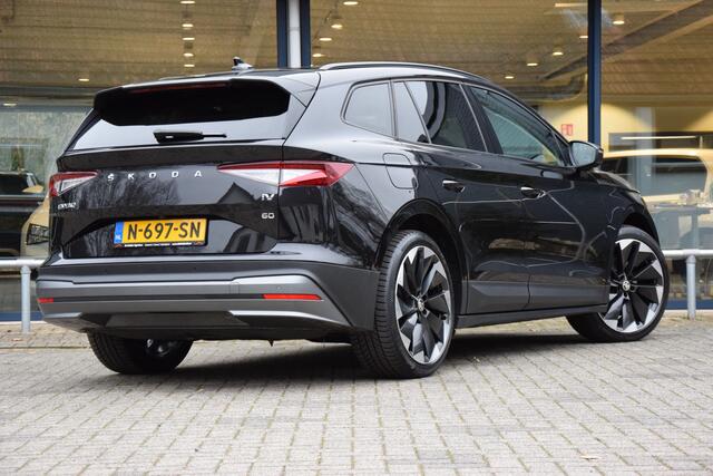 Skoda Enyaq iV 180PK Automaat 60 | Org. NL | BOVAG Garantie | SOH 94% | Warmtepomp | Trekhaak | Parkeersensoren + Camera | Apple Carplay/Android Auto |