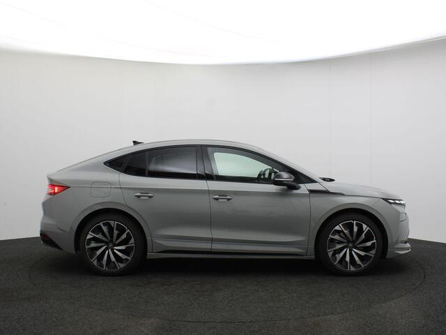 Skoda Enyaq iV Coupé 60 Sportline 204pk Automaat Adaptive cruise control, Achteruitrijcamera, Panoramadak, Navigatie, Stuurwiel verwarmd, Stoelverwarming, LED matrix koplampen, Parkeersensoren