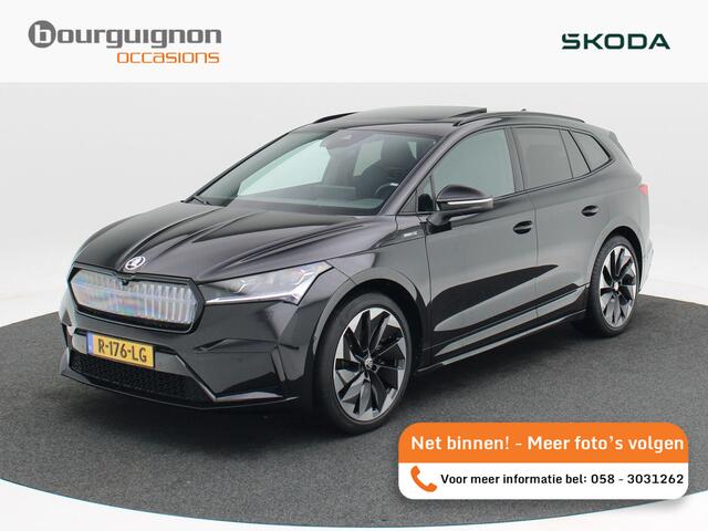 Skoda Enyaq iV 80 204 Pk Sportline | Panoramadak | Adaptive Cruise | Climate Control | Stoel/Stuurverwarming | Navigatie | Camera | Carplay | 21 Inch | 37.400 Km!!