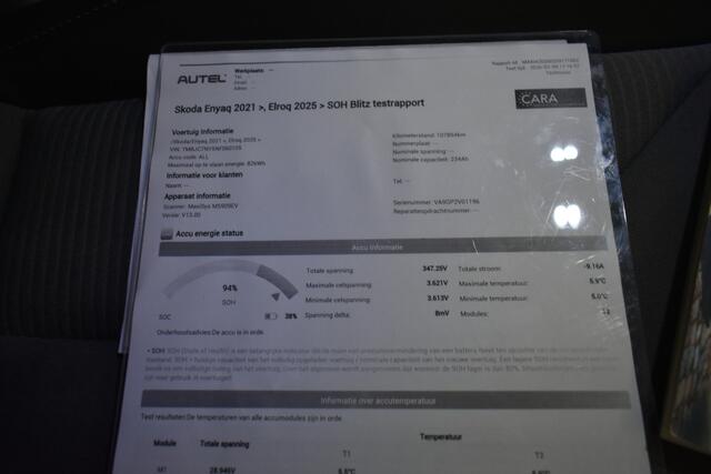 Skoda Enyaq iV 80 Limited 94% SOH Cam Dhoek Stuur + Stoel Ver