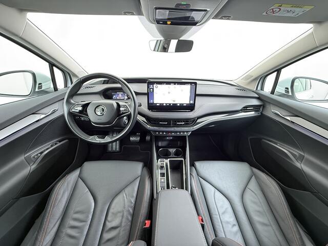 Skoda Enyaq iV 80 Leder Elek.Stoel+Memory Adap.Cruise Head-Up Display Assistentie Pakket Camera Navi Ecc Stuurverwarming Pdc SOH 88% Matrix-Led Lmv Apple Carplay Android Auto Keyless Rijstrooksensor Dodehoek detectie File Zeer compleet!