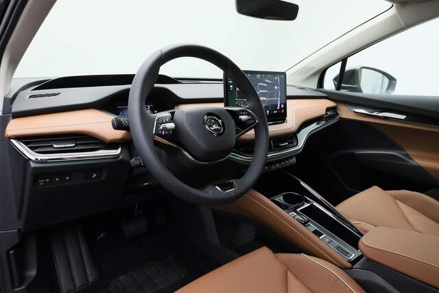 Skoda Enyaq iV Coupé Business Edition Plus 204 pk | Warmtepomp | Panoramadak | Leder | Camera | Matrix LED | Keyless | Canton | 20 inch