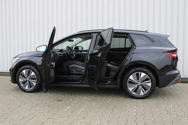 Skoda Enyaq iV 60 | Incl. 12 maanden garantie | Adaptive cruise | Climate control | Apple CarPlay | Stoel en stuurverwarming | Navigatie | Getint glas | LED koplampen | Achteruitrij camera | Draadloos telefoon lader |